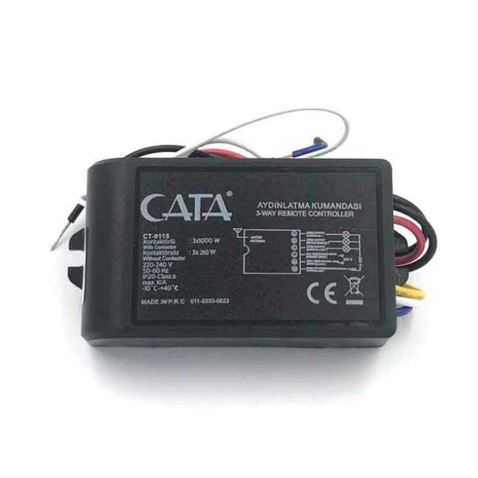 CATA AVİZE KUMANDASI CT-9115 3 LÜ