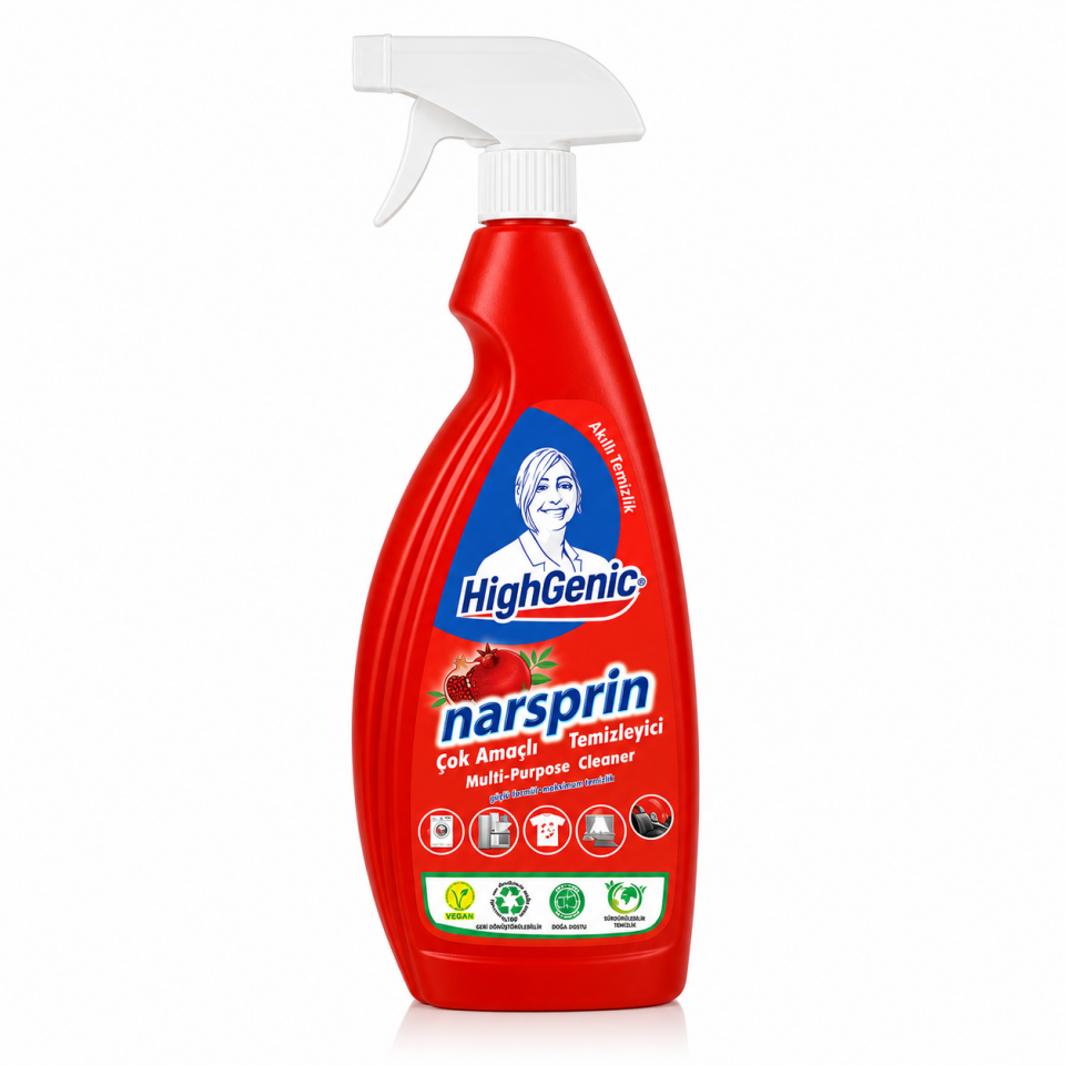 HİGHGENİC NARSPİRİN ÇOK AMAÇLI TEMİZLEYİCİ 750 ML