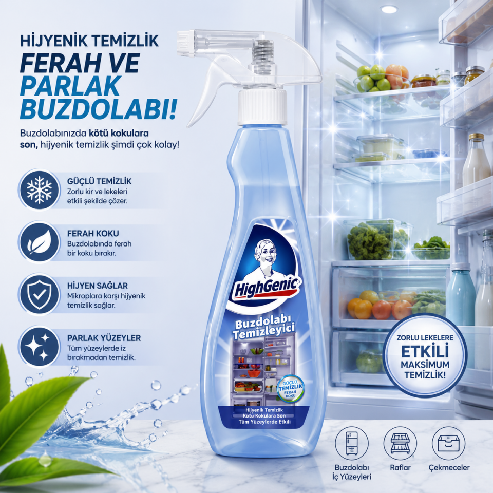 HİGHGENİC BUZDOLABI TEMİZLEYİCİ 350 ML