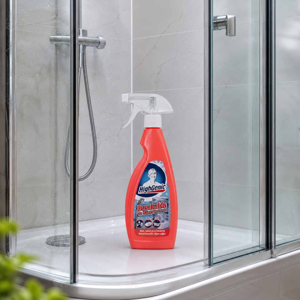 HİGHGENİC DUŞAKABİN VE BANYO TEMİZLEYİCİ 750 ML
