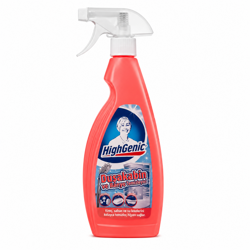 HİGHGENİC DUŞAKABİN VE BANYO TEMİZLEYİCİ 750 ML