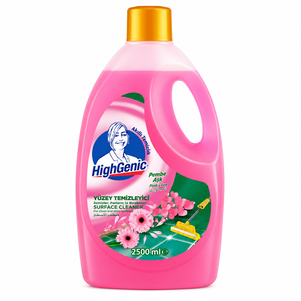HİGHGENİC YÜZEY TEMİZLEYİCİ PEMBE AŞK 2500 ML