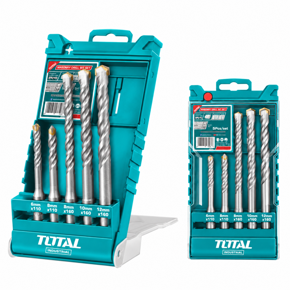 TOTAL 5 PARÇA SDS MATKAP UCU SETİ TAC190501