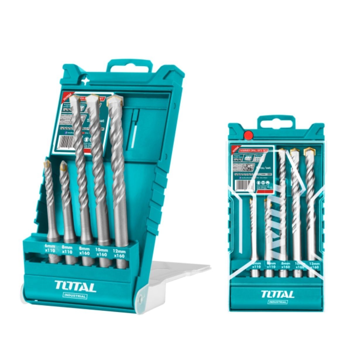 TOTAL 5 PARÇA SDS MATKAP UCU SETİ TAC190501