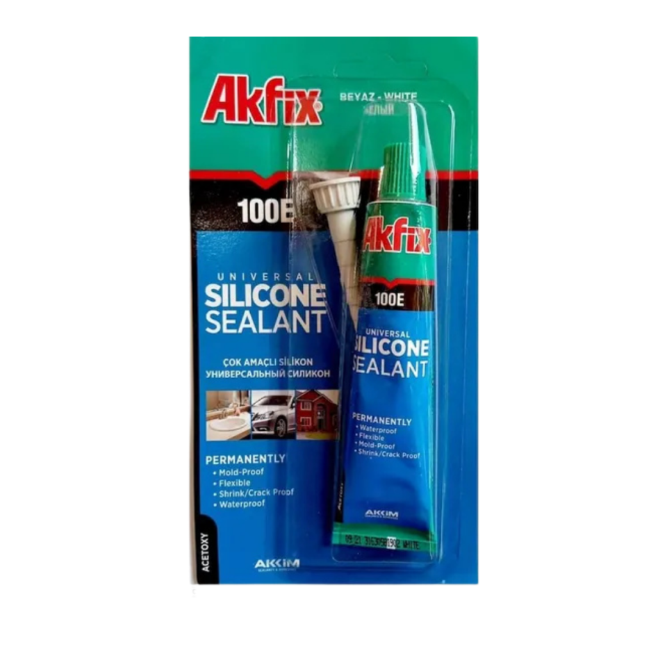 AKFİX TÜP SİLİKON BEYAZ
