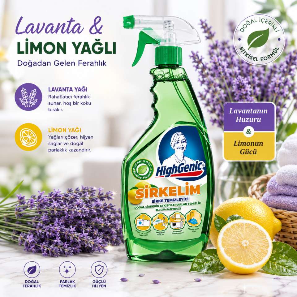 HİGHGENİC SİRKELİM SİRKELİ TEMİZLEYİCİ 750 ML