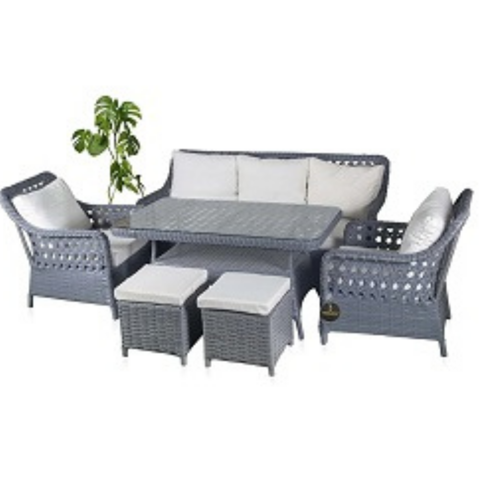 OTURMA GRUBU RATTAN OSLO 3 LÜ+ 2 PUF