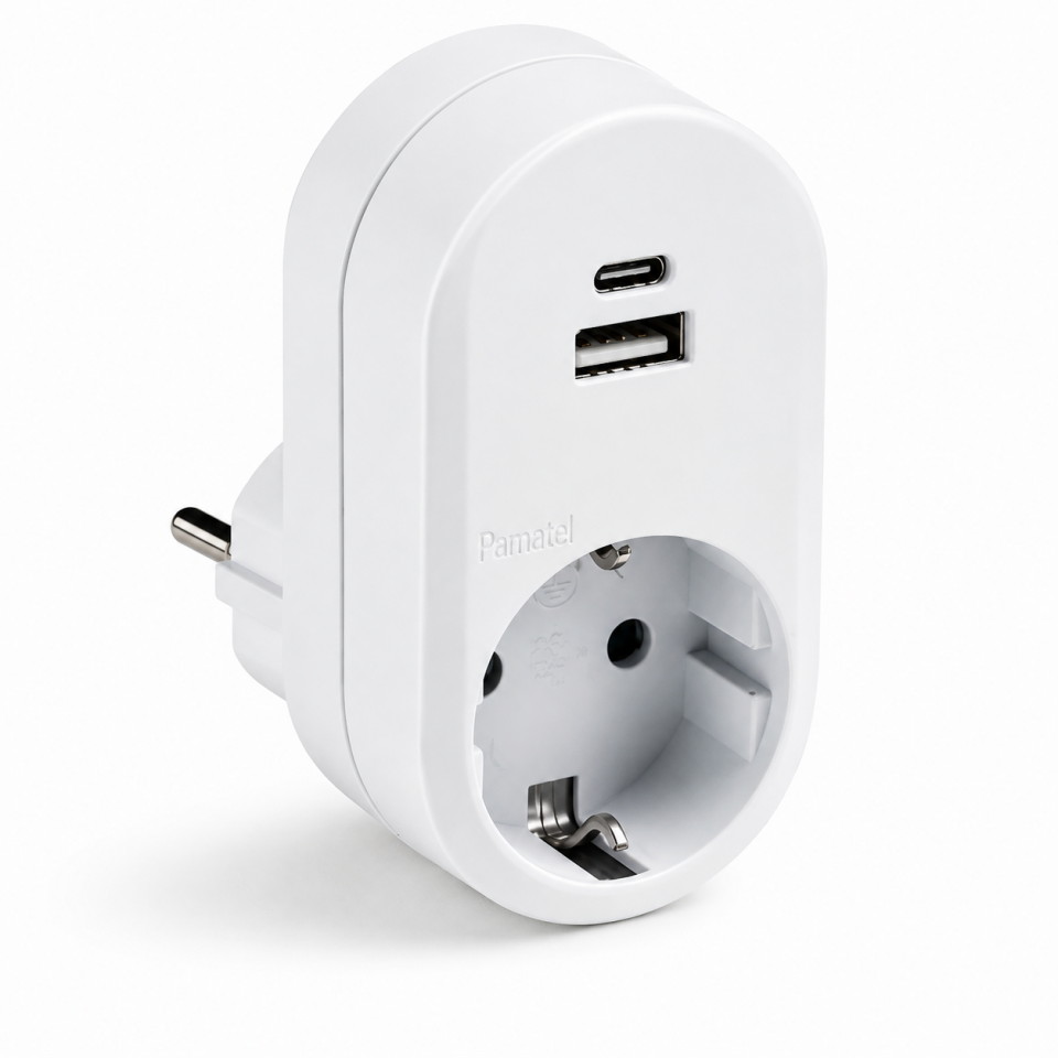 FAMATEL FİŞ+USB+TYPEC TEKLİ PRİZ 1321