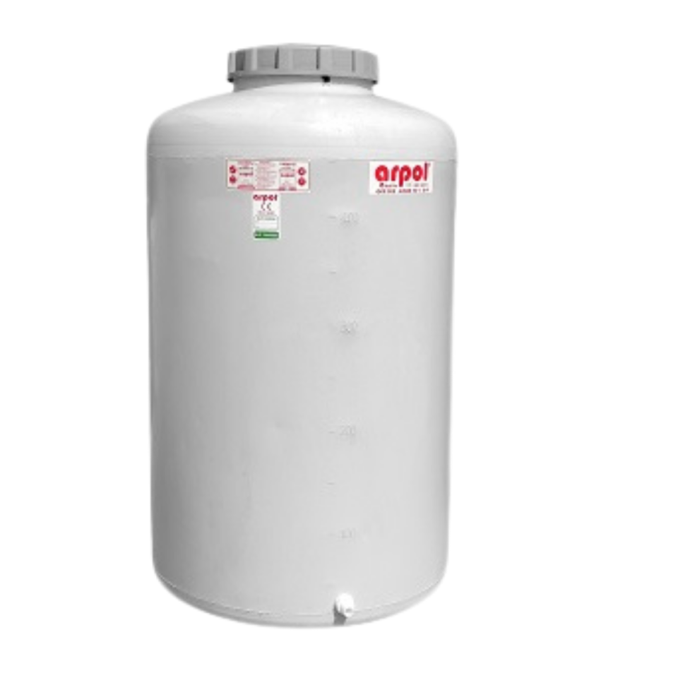 SU DEPOSU DİKEY 500 LT.POLYETİLEN 75X126