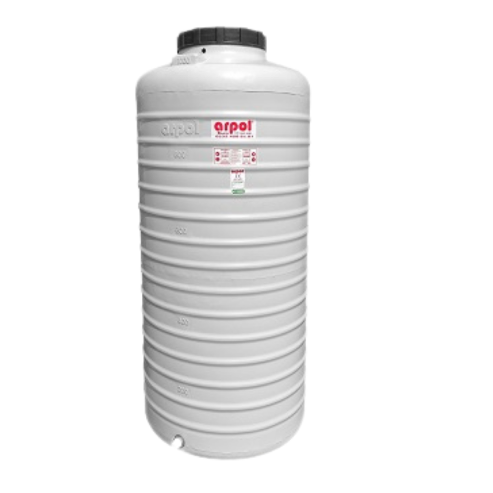 SU DEPOSU DİKEY 1000 LT.POLYETİLEN 82X190