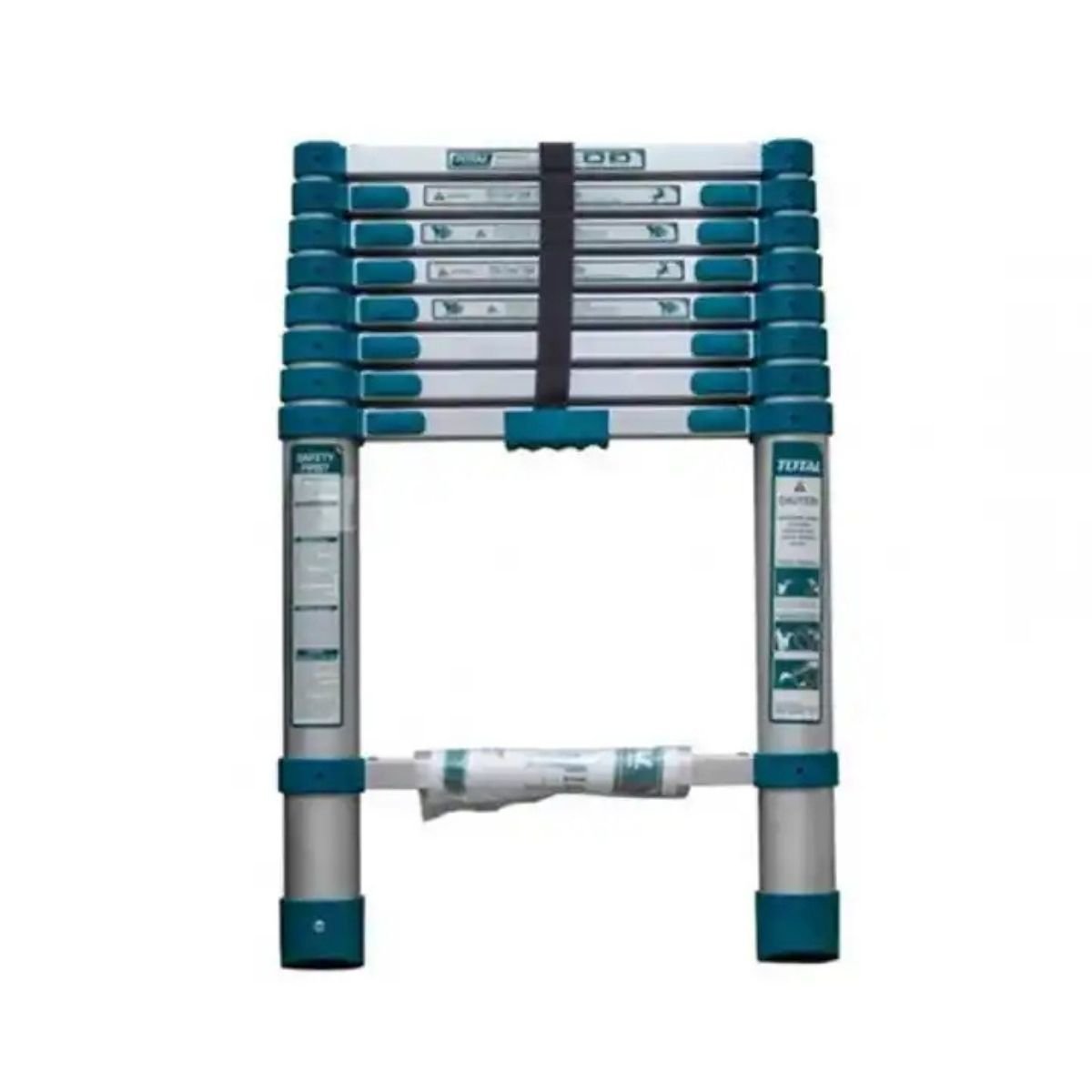 TOTAL TELESKOPİK MERDİVEN 8 BASAMAK