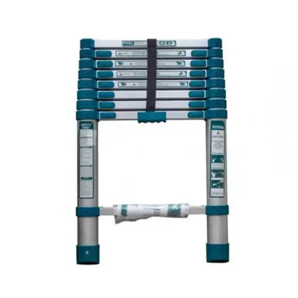 TOTAL TELESKOPİK MERDİVEN 8 BASAMAK