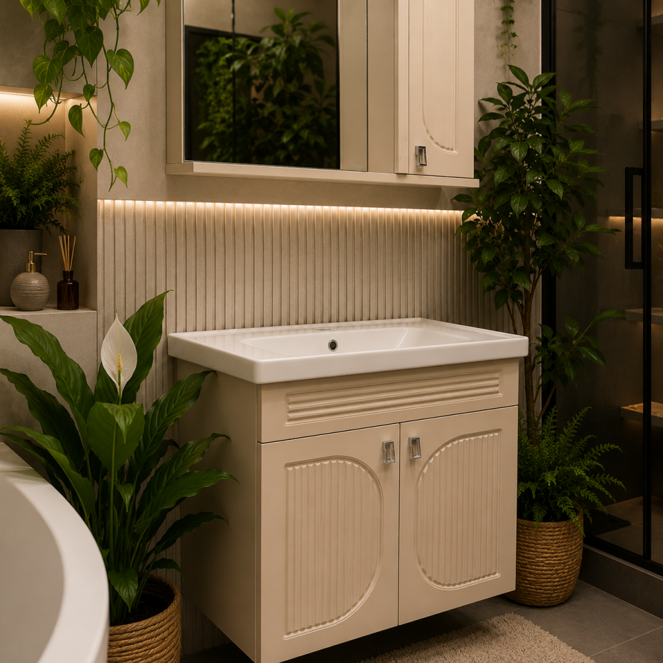 BANYO DOLABI 80 CM SOFT KAŞMİR