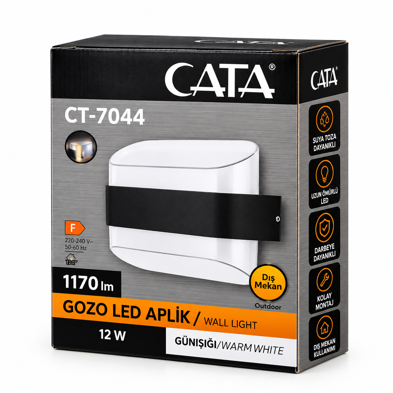 CATA GOZO 12W LED APLİK CT-7044
