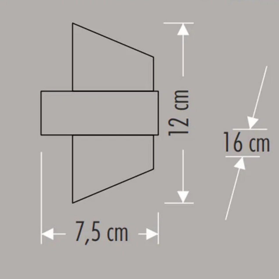 CATA GOZO 12W LED APLİK CT-7044