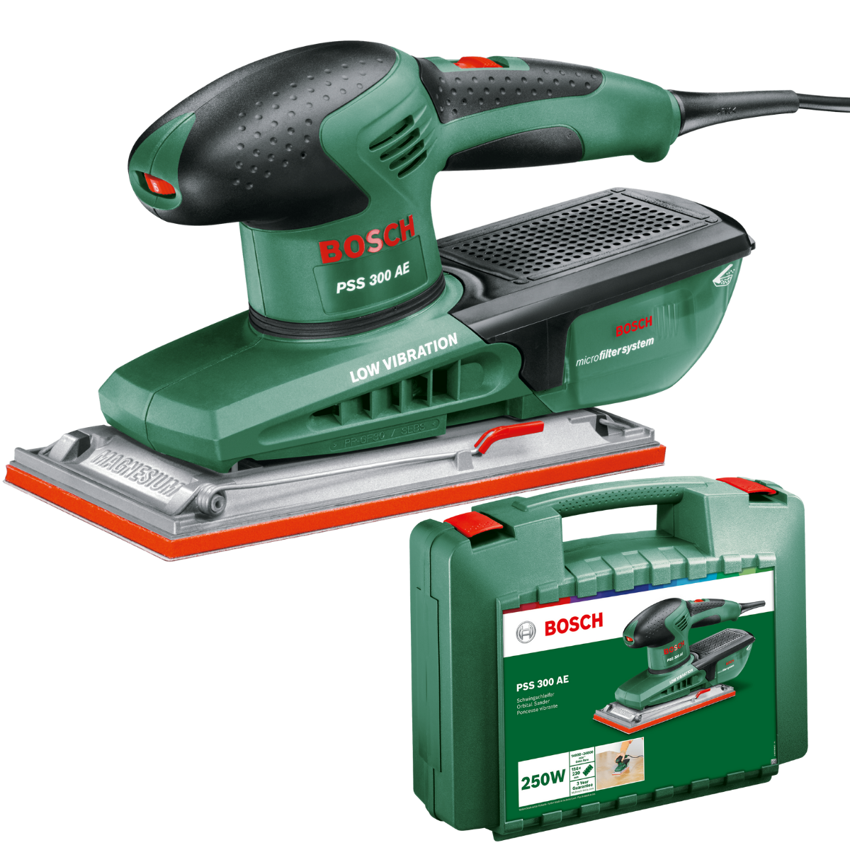 BOSCH PSS 300 AE TİTREŞİMLİ ZIMPARA 0603340300