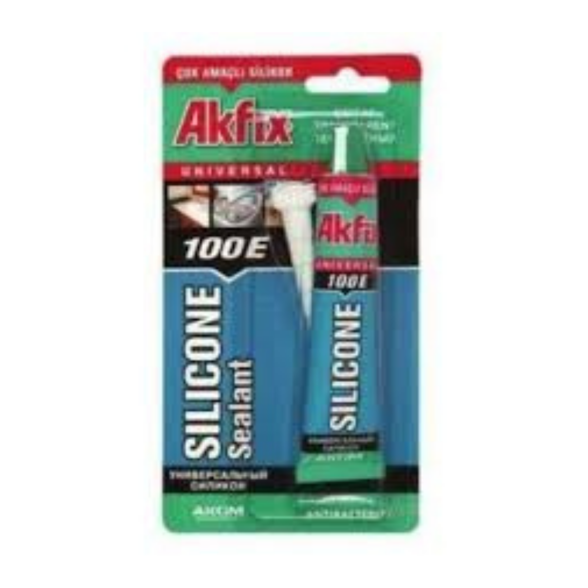 AKFİX TÜP SİLİKON ŞEFFAF