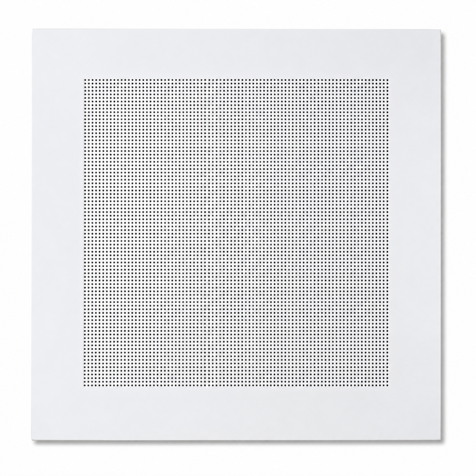 CLİPİN TAVAN KAPLAMA 60X60 BEYAZ DELİKLİ