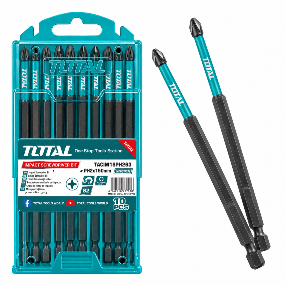 TOTAL DARBELİ BİTS UÇ PH2X150 MM