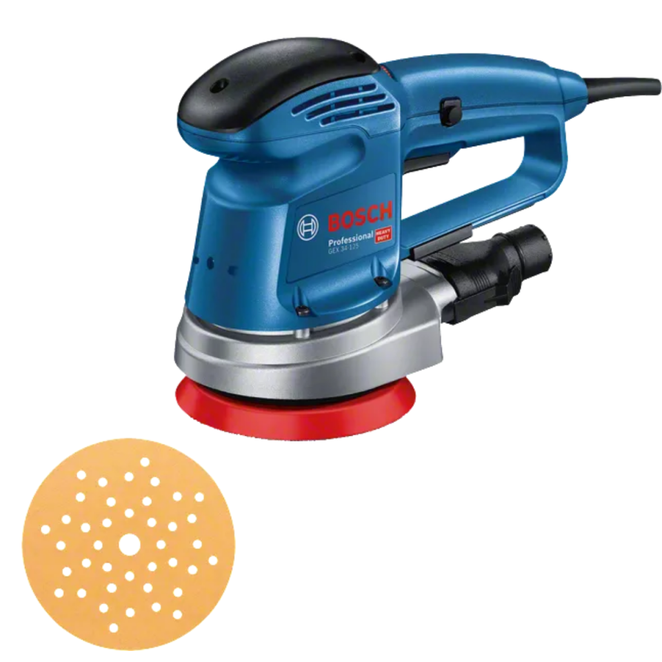 BOSCH GEX 34-125 EKSANTRİK ZIMPARA MAKİNESİ