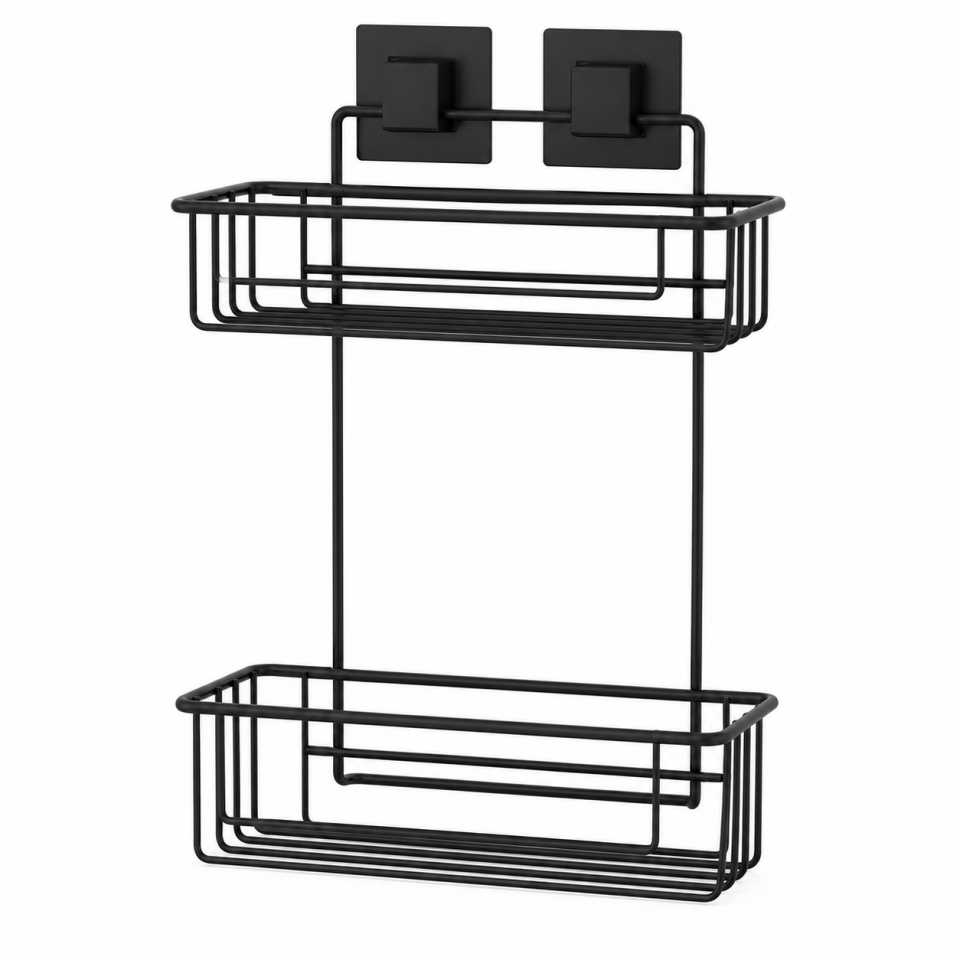 TEKNO-TEL YAPIŞKANLI 2 KATLI BANYO RAFI EF-256