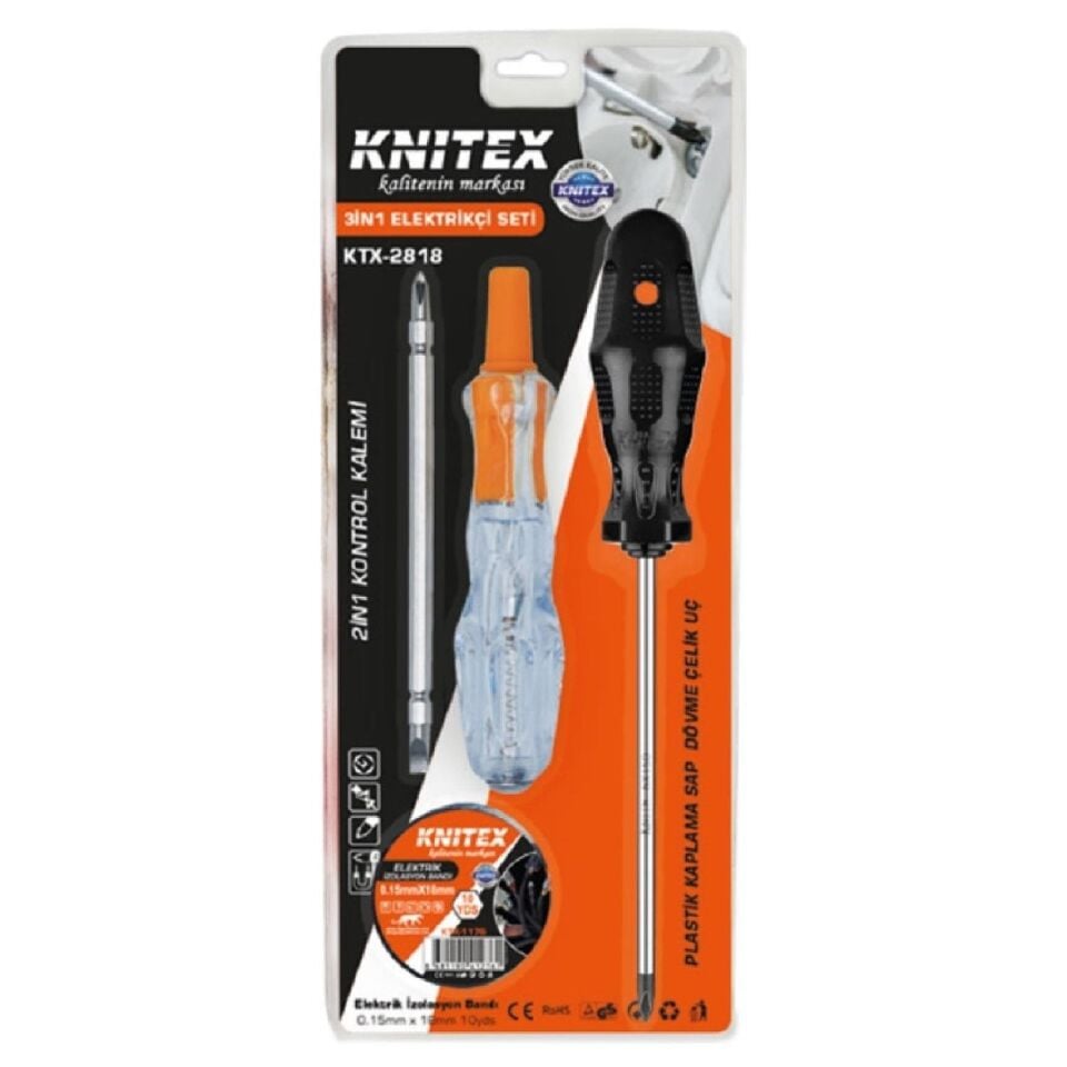 KINETEX ELEKTİRİKÇİ SETİ KTX-2818