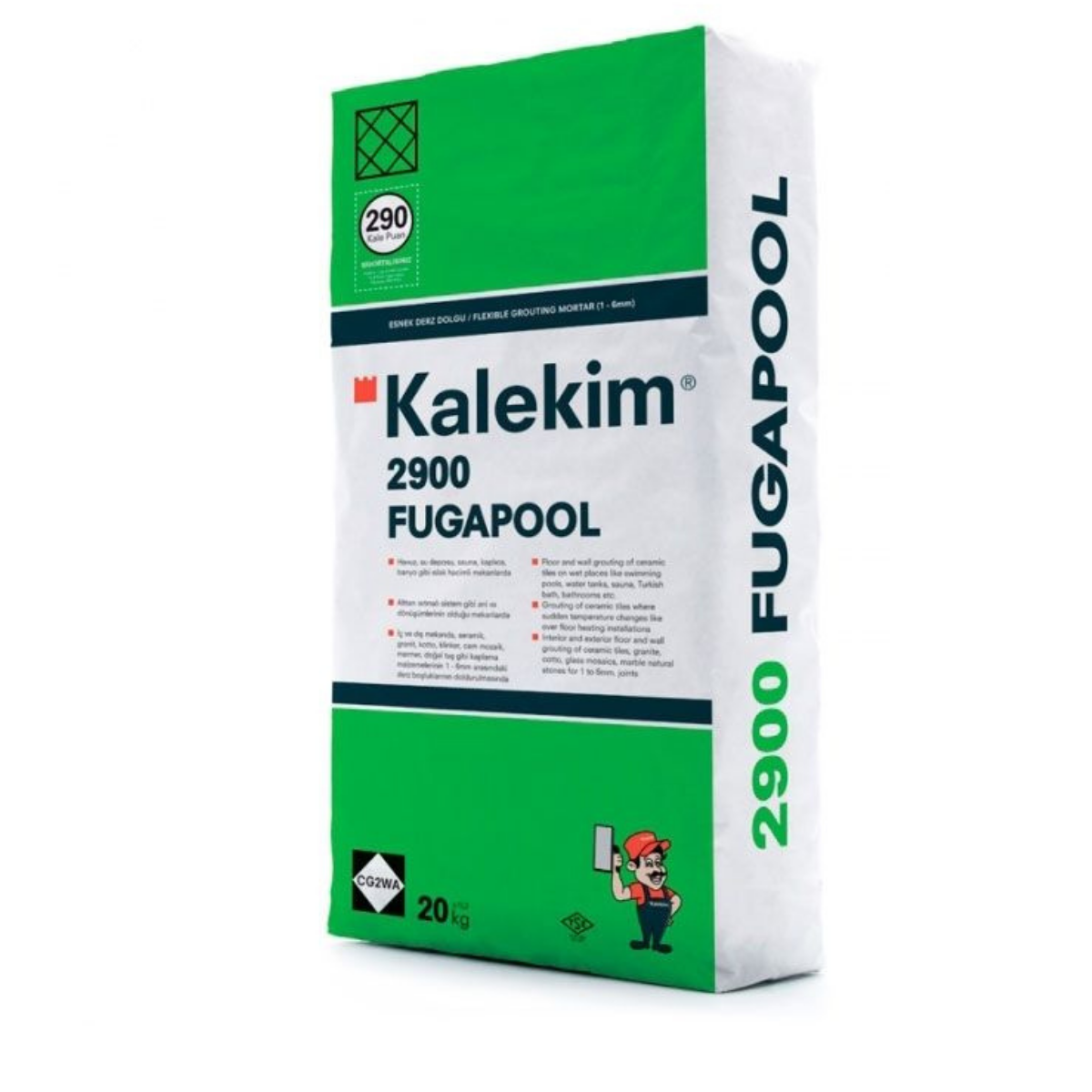 KALEKİM FUGAPOOL HAVUZ BEYAZ 20 KG 2900