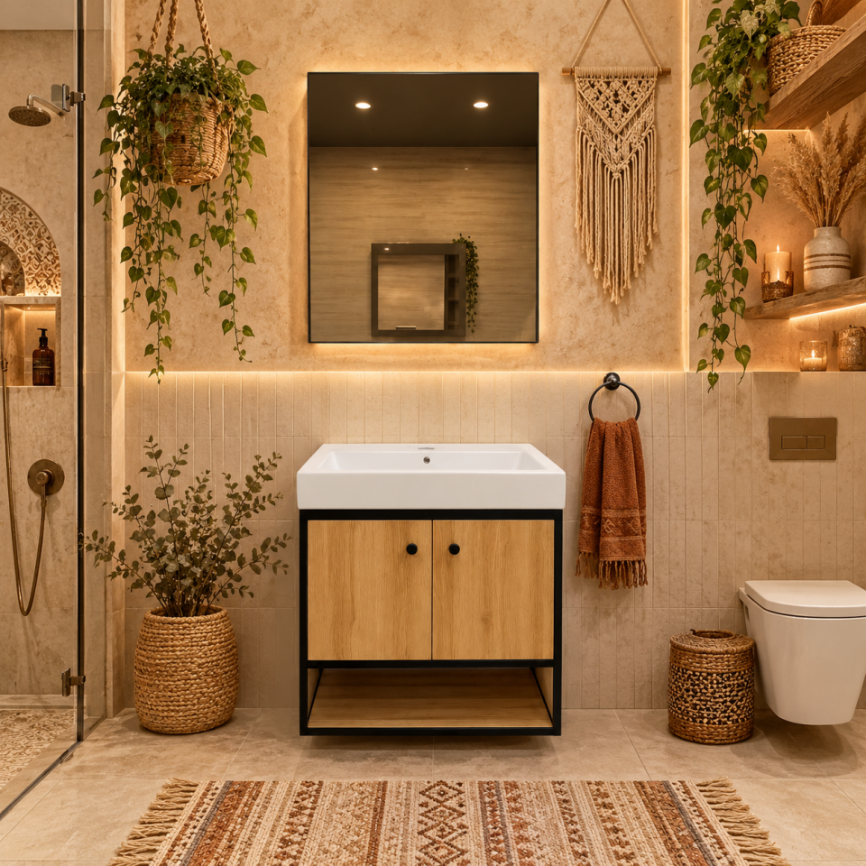 BANYO DOLABI 60 CM SAVANA MEŞE