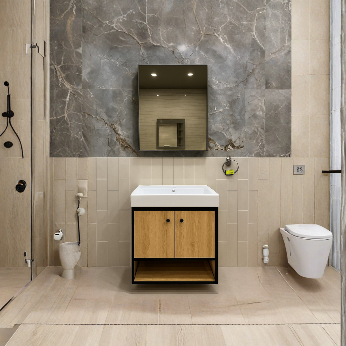 BANYO DOLABI 60 CM SAVANA MEŞE