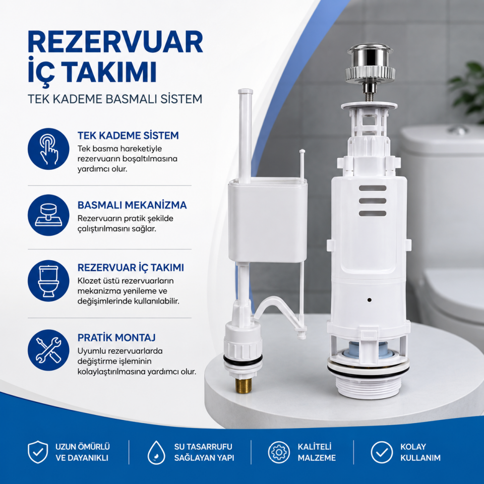 DALDA TEK KADEME BASMALI İÇ TAKIM