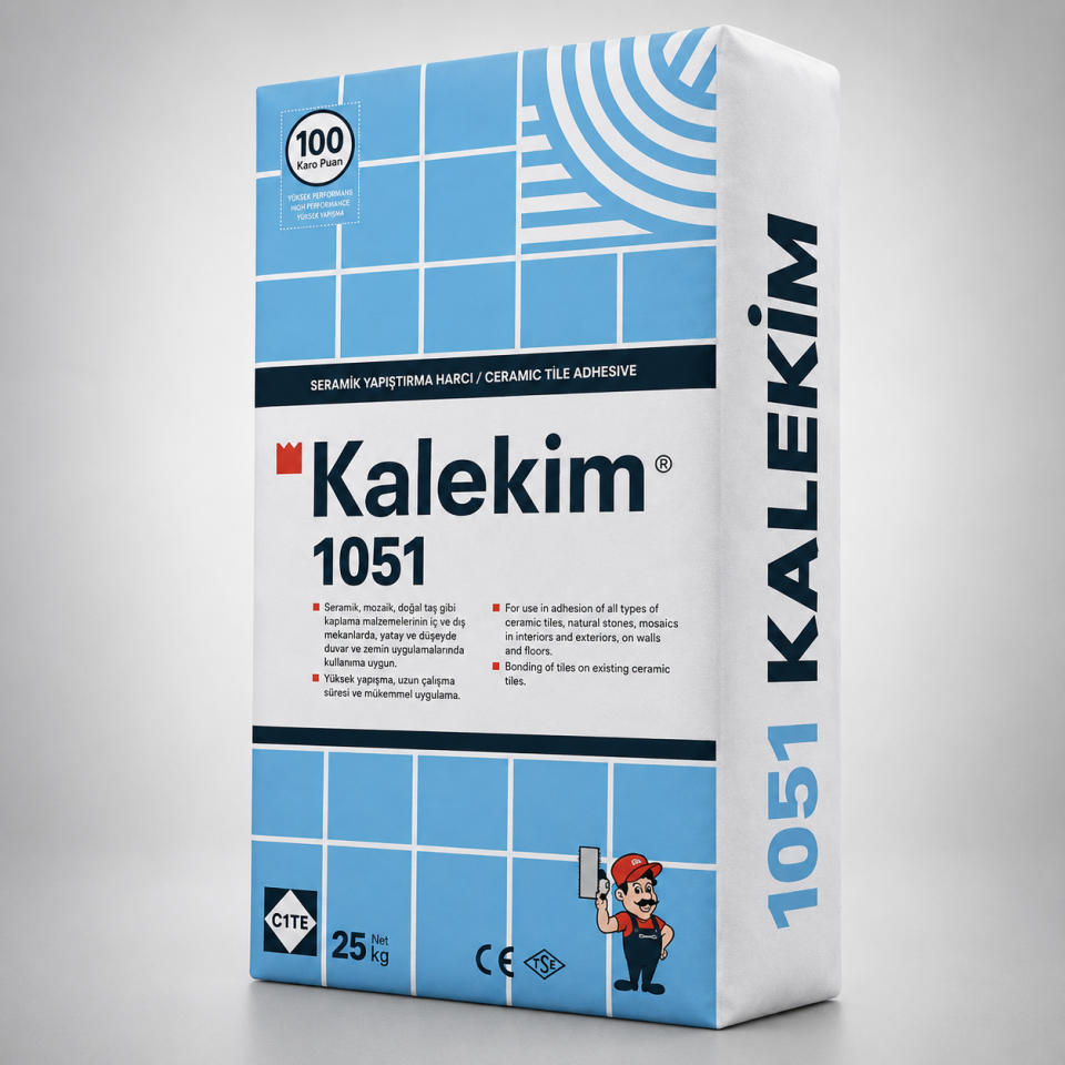 KALEKİM YAPIŞTIRICI GRİ 25 KĞ 1051