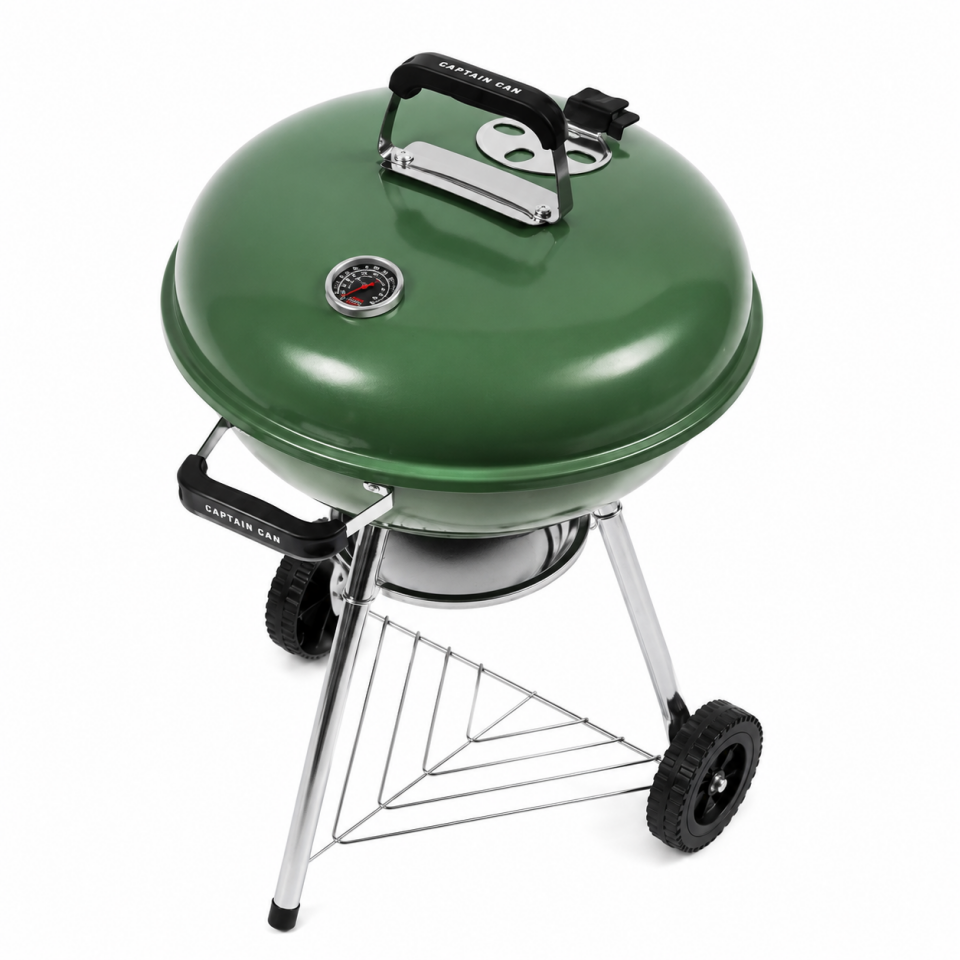 SET&GO 47 AYAKLI YUVARLAK KÖMÜRLÜ BARBEKÜ MAT YEŞİL