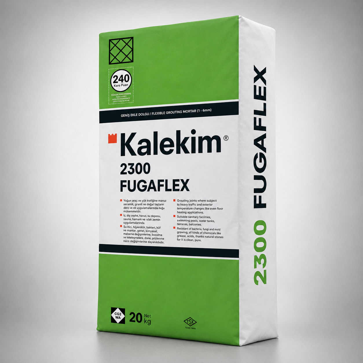 KALEKİM FUGAFLEX GRİ 20/1 2452