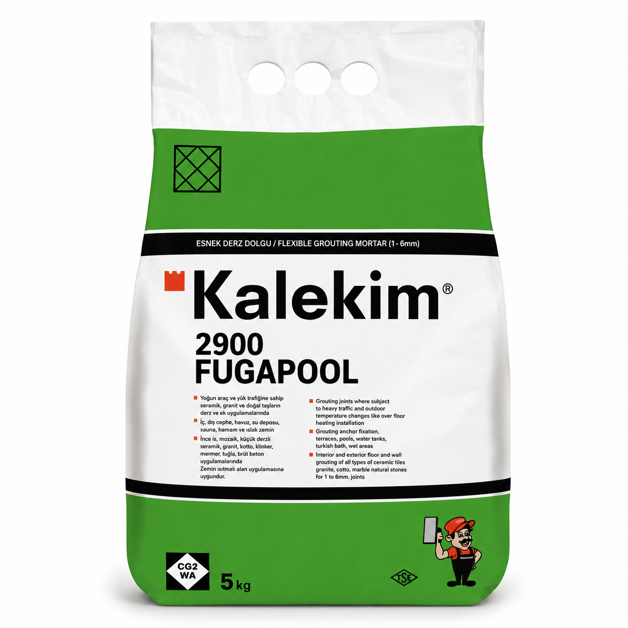 KALEKİM 2901 FUGAPOOL HAVUZ BEYAZ 5 KG