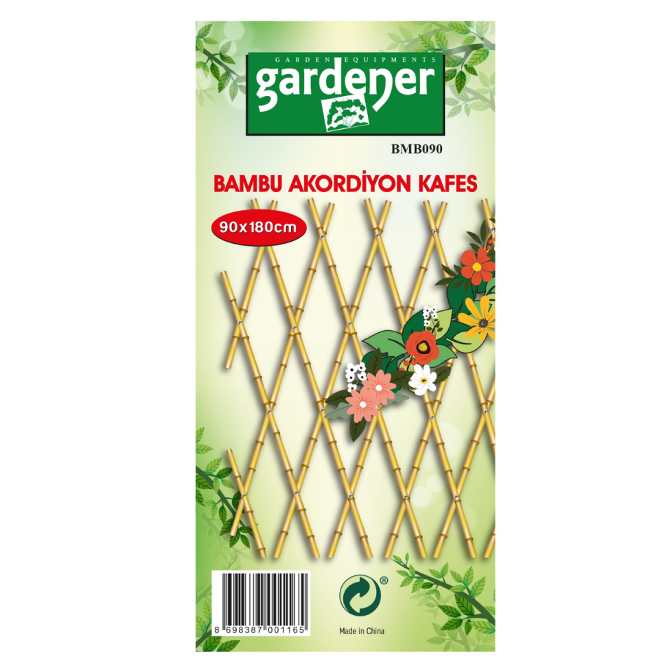 BAMBU AKORDİYON KAFES 45CM X 180CM BMB045