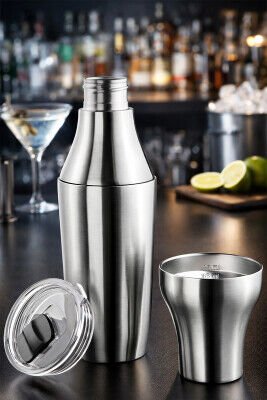 PRİMANOVA ÇOK AMAÇLI KOKTEYL SHAKER 650 ML D-BRN001
