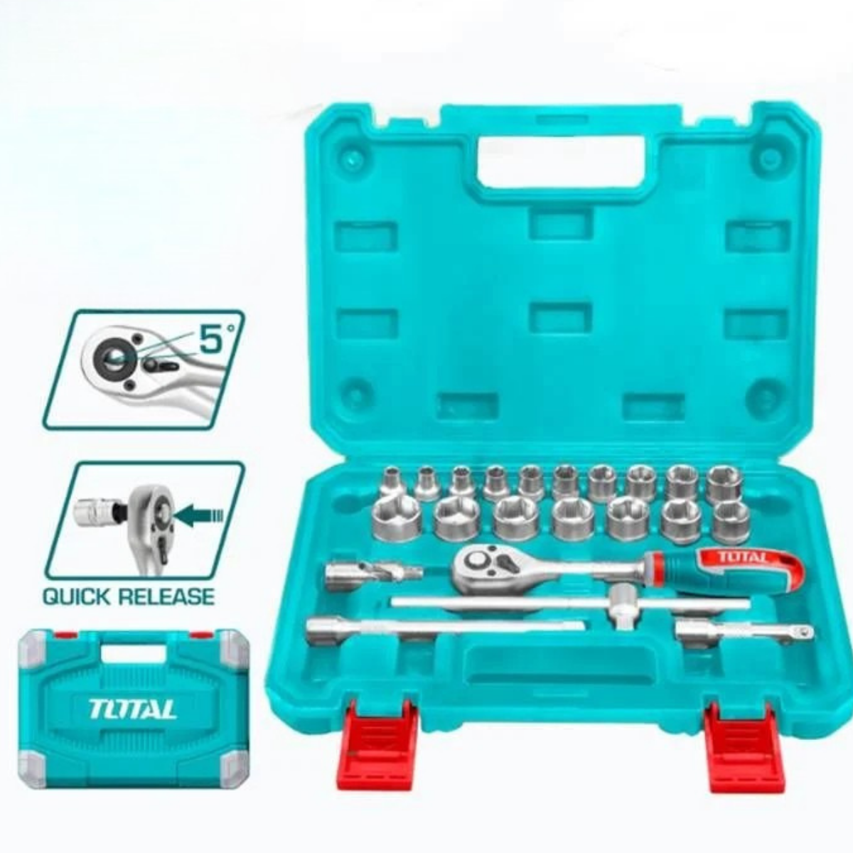 TOTAL 22 PARÇA 3/8 LOKMA TAKIMI THT381221