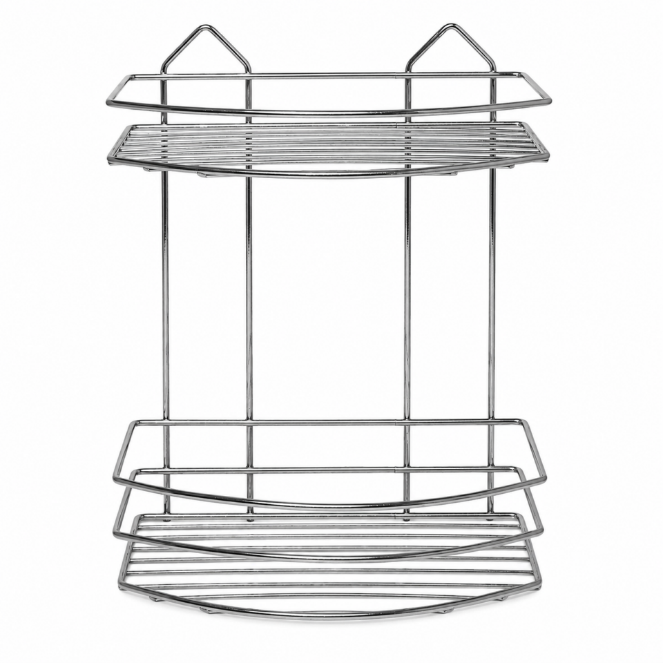 TEKNO-TEL İKİ KATLI BANYO RAFI PASLANMAZ BK085