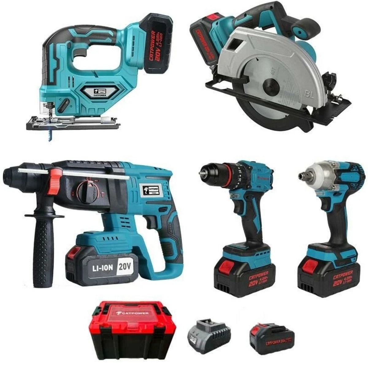 CATPOWER AKÜLÜ 5 Lİ SET CAT1395