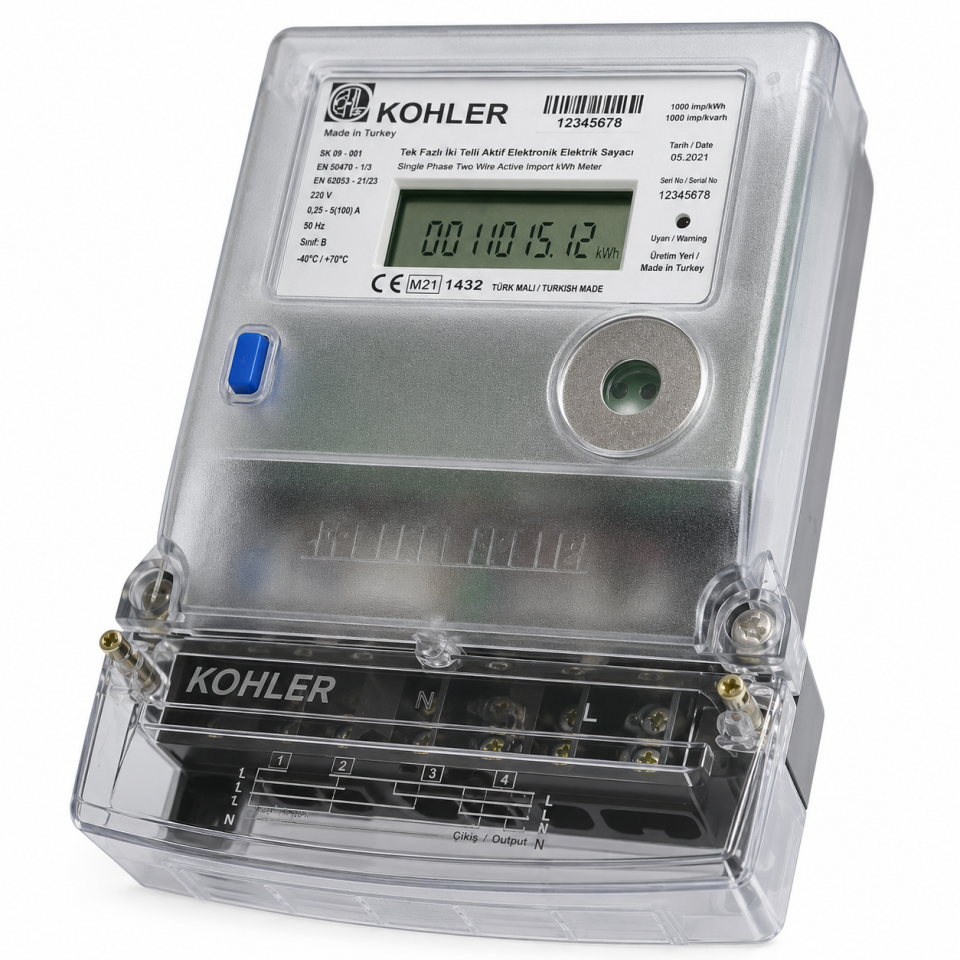 ELEKTRİK SAYACI TRİFAZE 3X10 KÖHLER