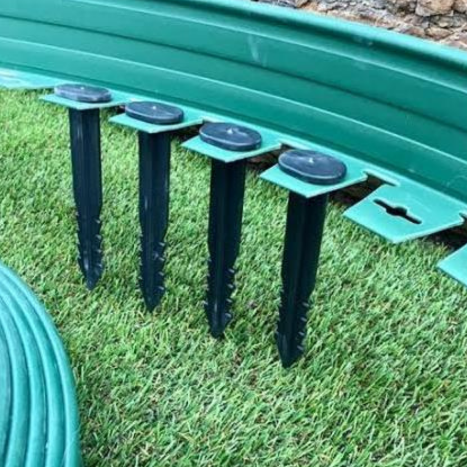 ÇİM SINIRLAYICI AYIRICI YEŞİL PLASTİK H:75MM X 25 MT