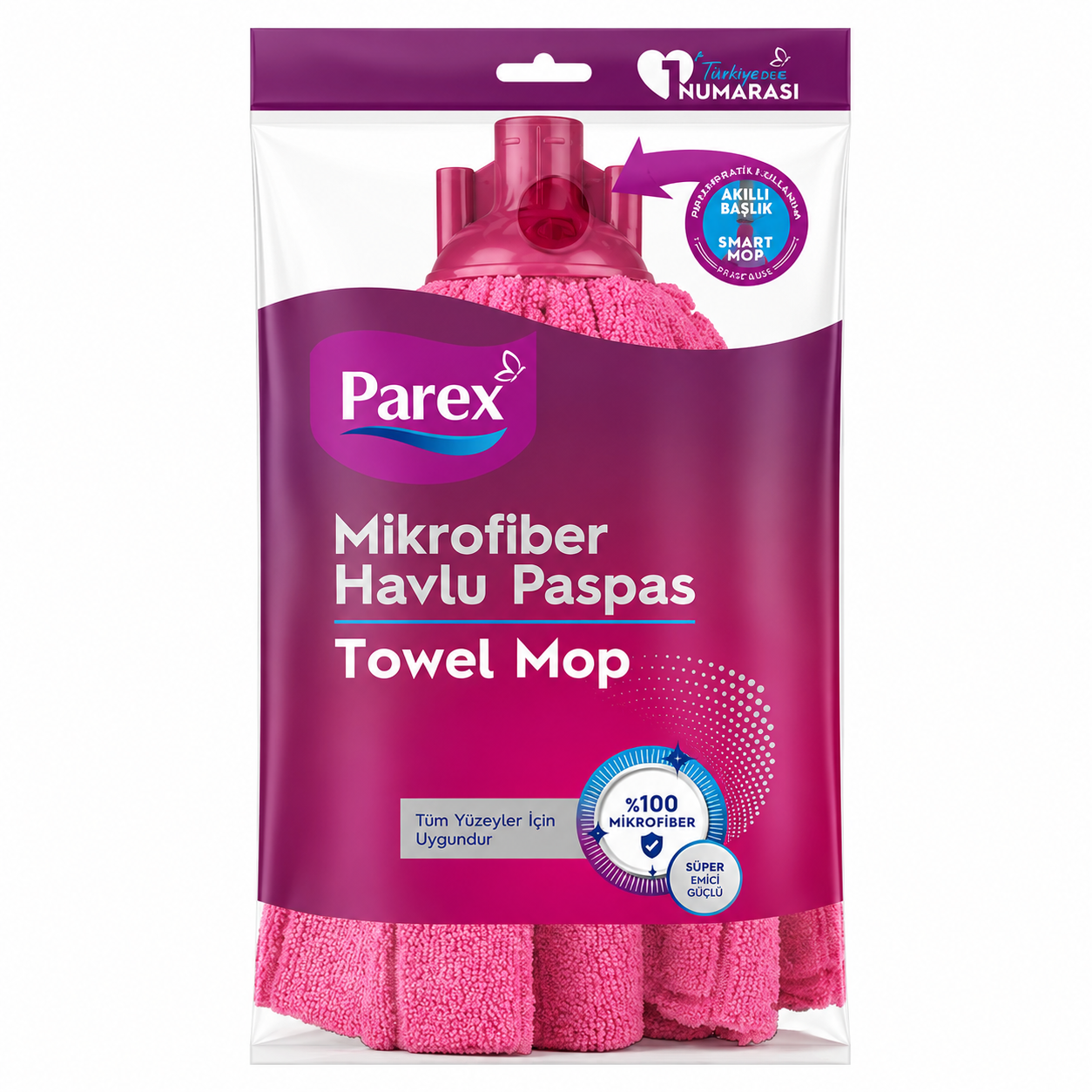 PAREX MİKROFİBER HAVLU PASPAS ORTA BOY