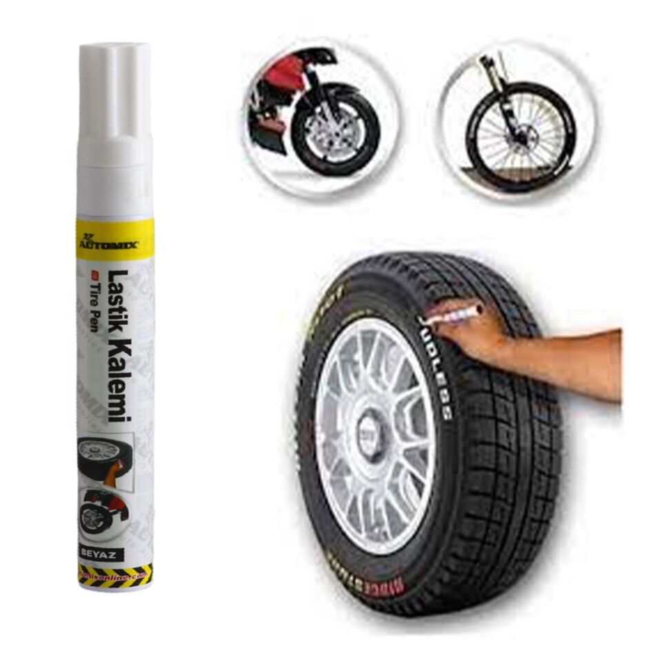 AUTOMİX LASTİK KALEMİ BEYAZ