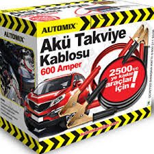 AUTOMİX AKÜ TAKVİYE KABLOSU 600 AMPER