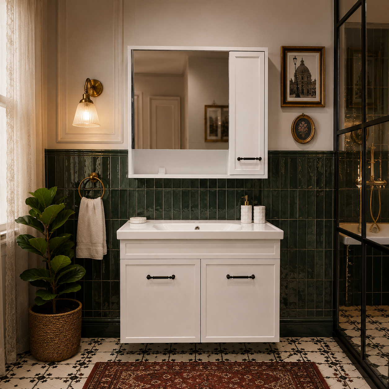 BANYO DOLABI 100 CM TOPKAPI