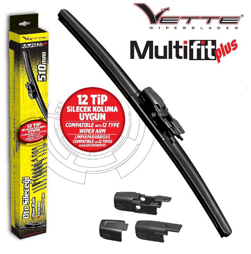 AUTOMİX VETTE PLUS MULTİFİT SİLECEK 510 MM