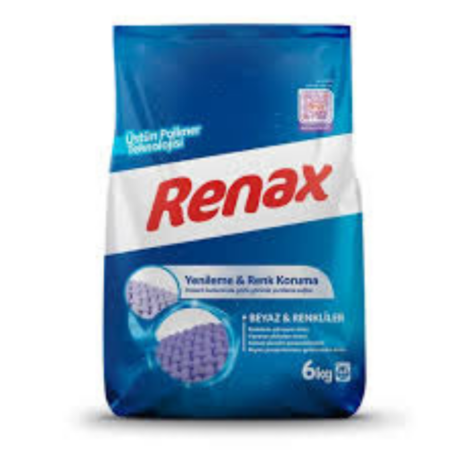 RENAX TOZ ÇAMAŞIR DETERJANI 4,5KG BEYAZLAR-RENKLİLER