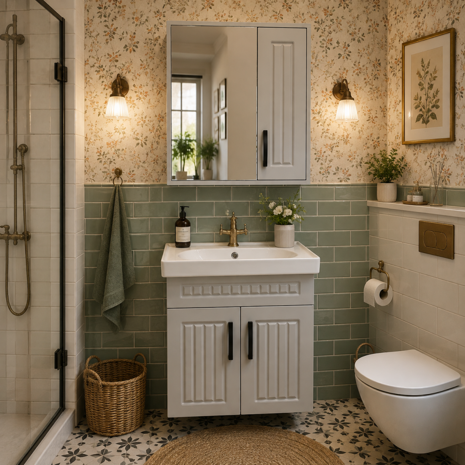BANYO DOLABI 60 CM SOFT GRİ