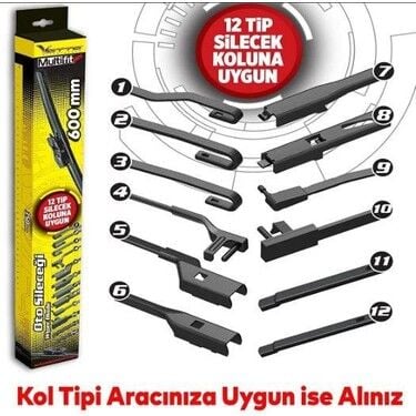 AUTOMİX VETTE PLUS MULTİFİT SİLECEK 600 MM