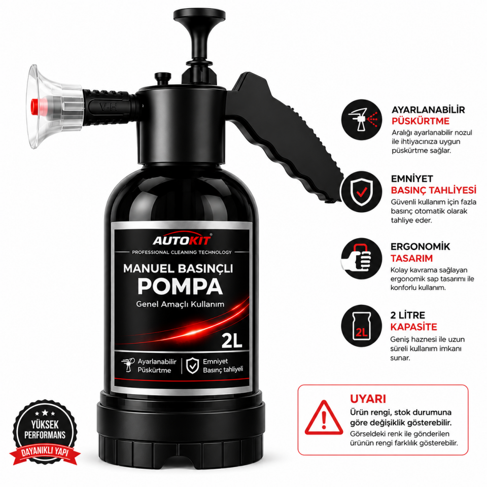 AUTOKIT BASINÇLI SU VE KÖPÜK POMPASI 2 LT FA2-1348